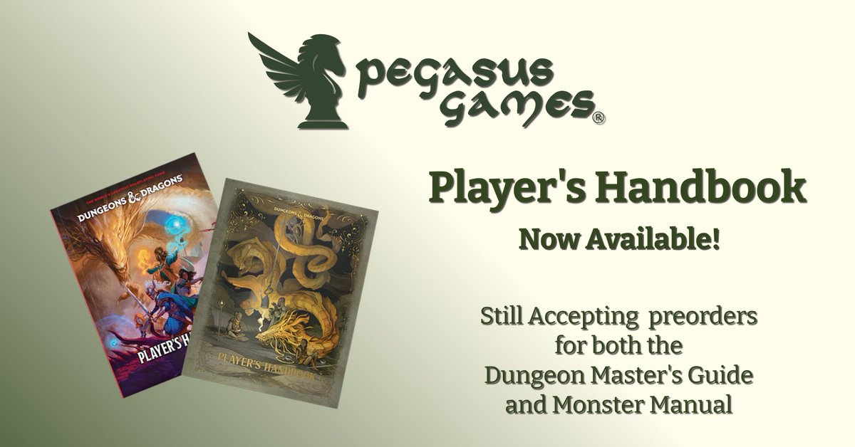 The 2024 Player's Handbook for D&amp;D is here, come pick up your copy today!