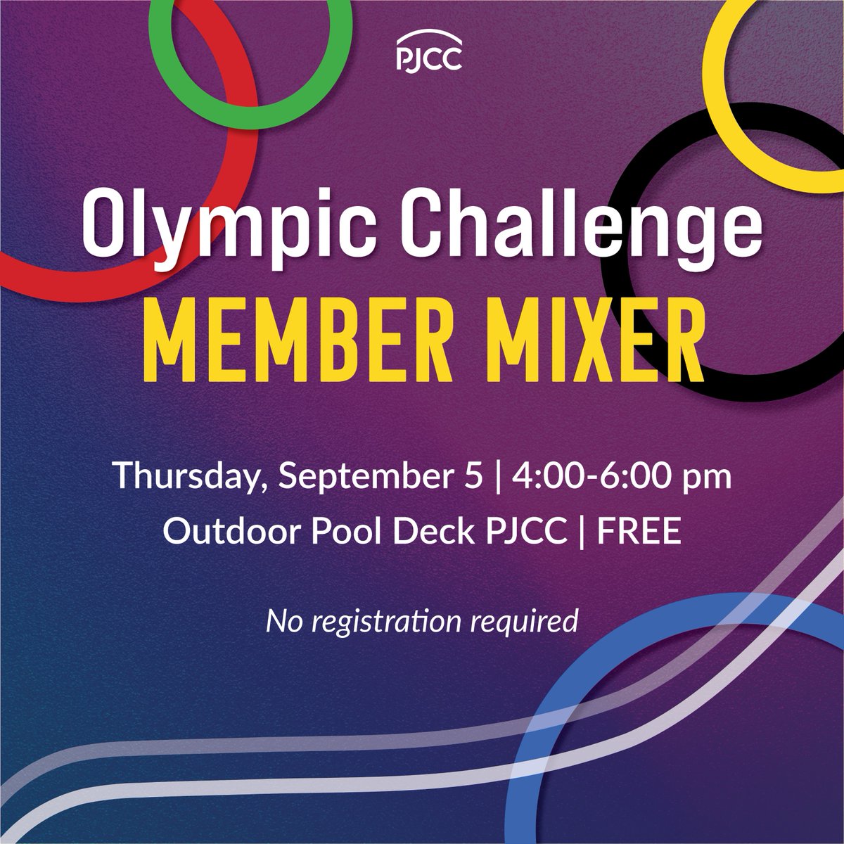 Join us for an evening of fun, games, and community bonding at the Olympic Challenge Member Mixer this Thursday, September 5th!💪