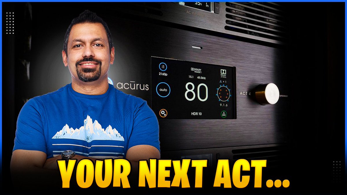 Wow!  This Acurus Act 4 is one good looking A/V Pre-Pro...at $15K, it's gonna give Trinnov and Storm a run for their money.  Check it out - youtu.be/tnP0NCSNmMY #hometheater #dolbyatmos