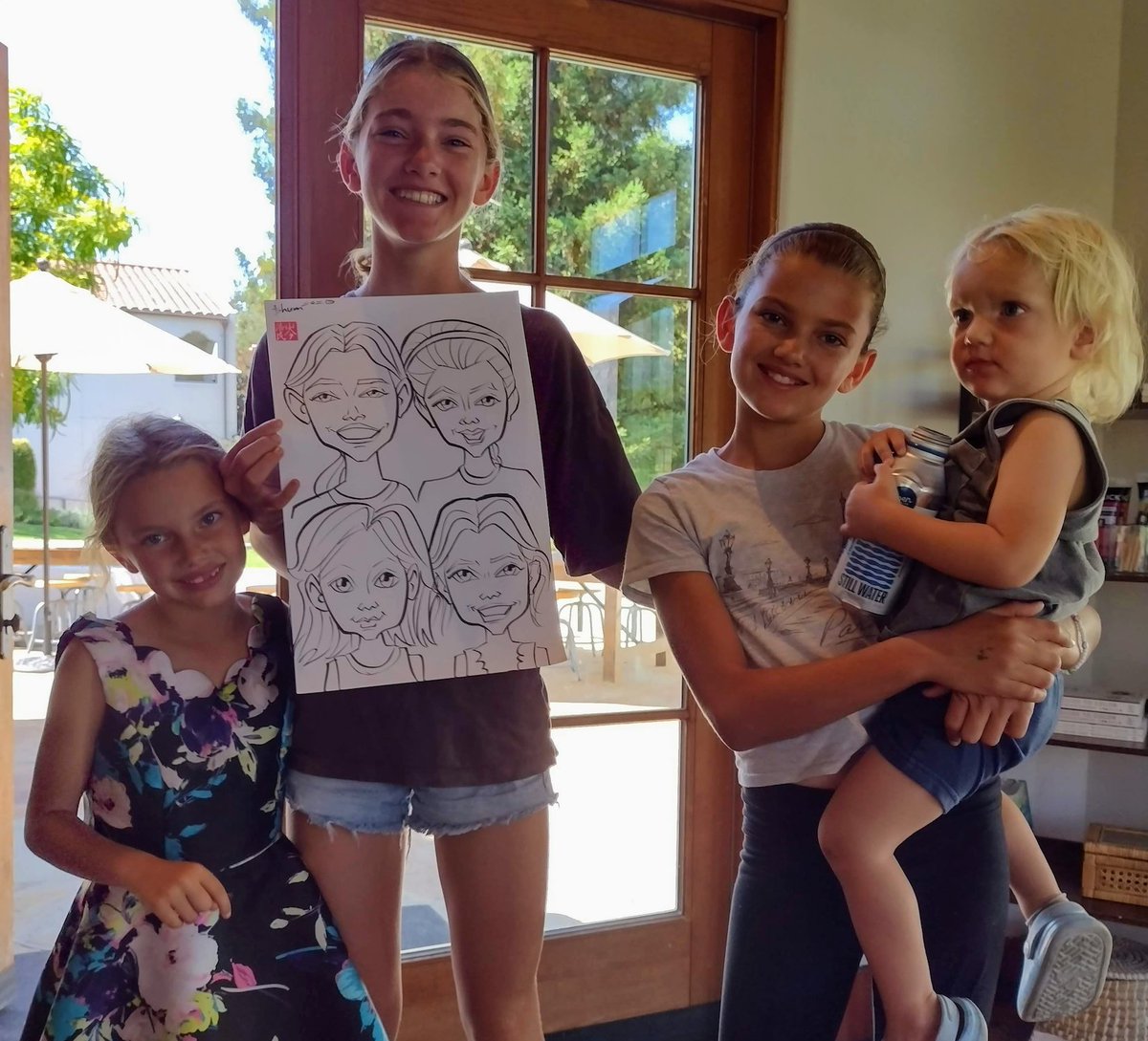 Here are some caricatures I did yesterday at <a href="/ojaivalleyinn/">Ojai Valley Inn</a>