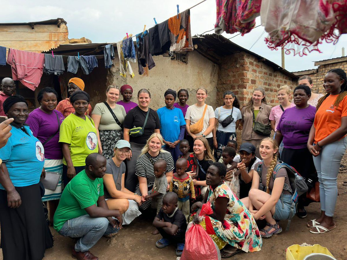 Tuwgbwaise's tweet photo. Today,we hosted 12 students from Denmark focused on visiting striking households. sponsored by #actionaidug #awamutogether https://t.co/X2oQCRHD2V