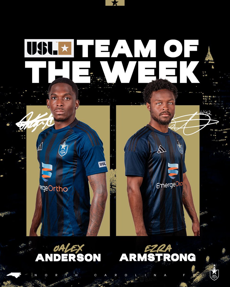𝑷𝑼𝑻𝑻𝑰𝑵𝑮 𝑶𝑵 𝑨 𝑺𝑯𝑶𝑾🎩🪄

Our Team of the Week stars, <a href="/Daboy_Oalex/">Oalex Anderson</a> and <a href="/Ezarms98/">Ez</a>, combined for four goal contributions on Saturday!

📰: northcarolinafc.com/news/2024/09/0…