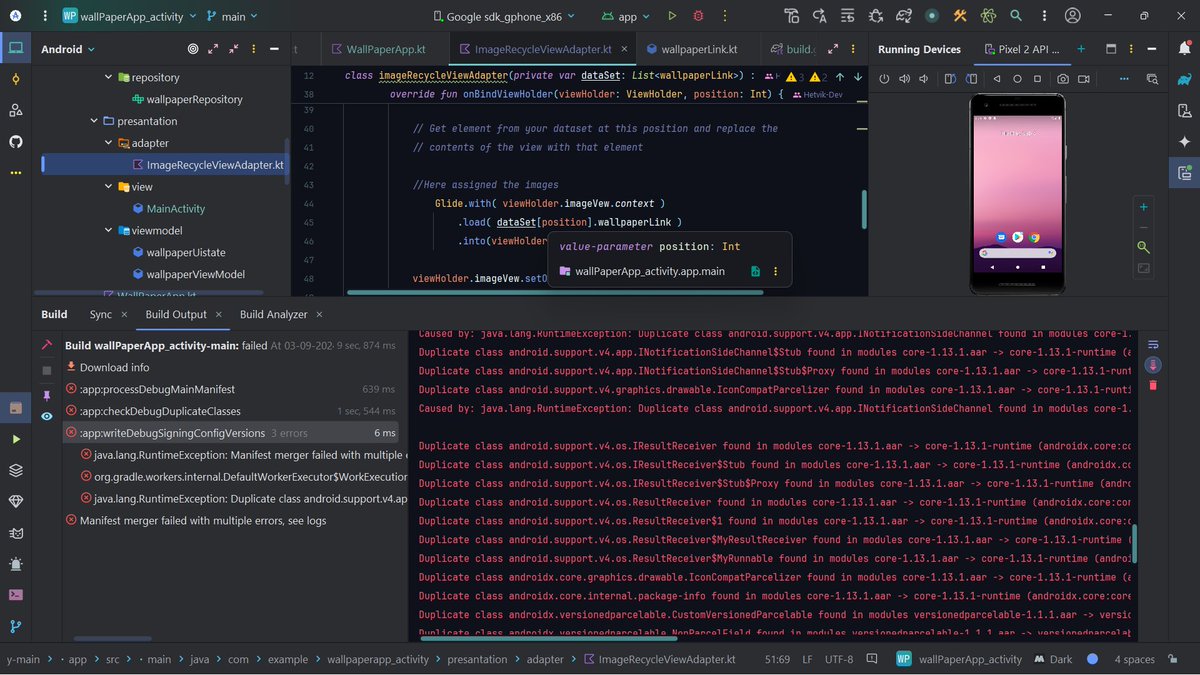 hetvik_'s tweet image. 3/9/24, Day 133 of #LearnInPublic ! Spent hours tackling one issue after another, only to be stuck on the &quot;Unable to start activity ComponentInfo&quot;. Frustration mode activated 😩. Switched to a working code, but even that had a bug on my PC.  #androiddevelopment #buildinpublic