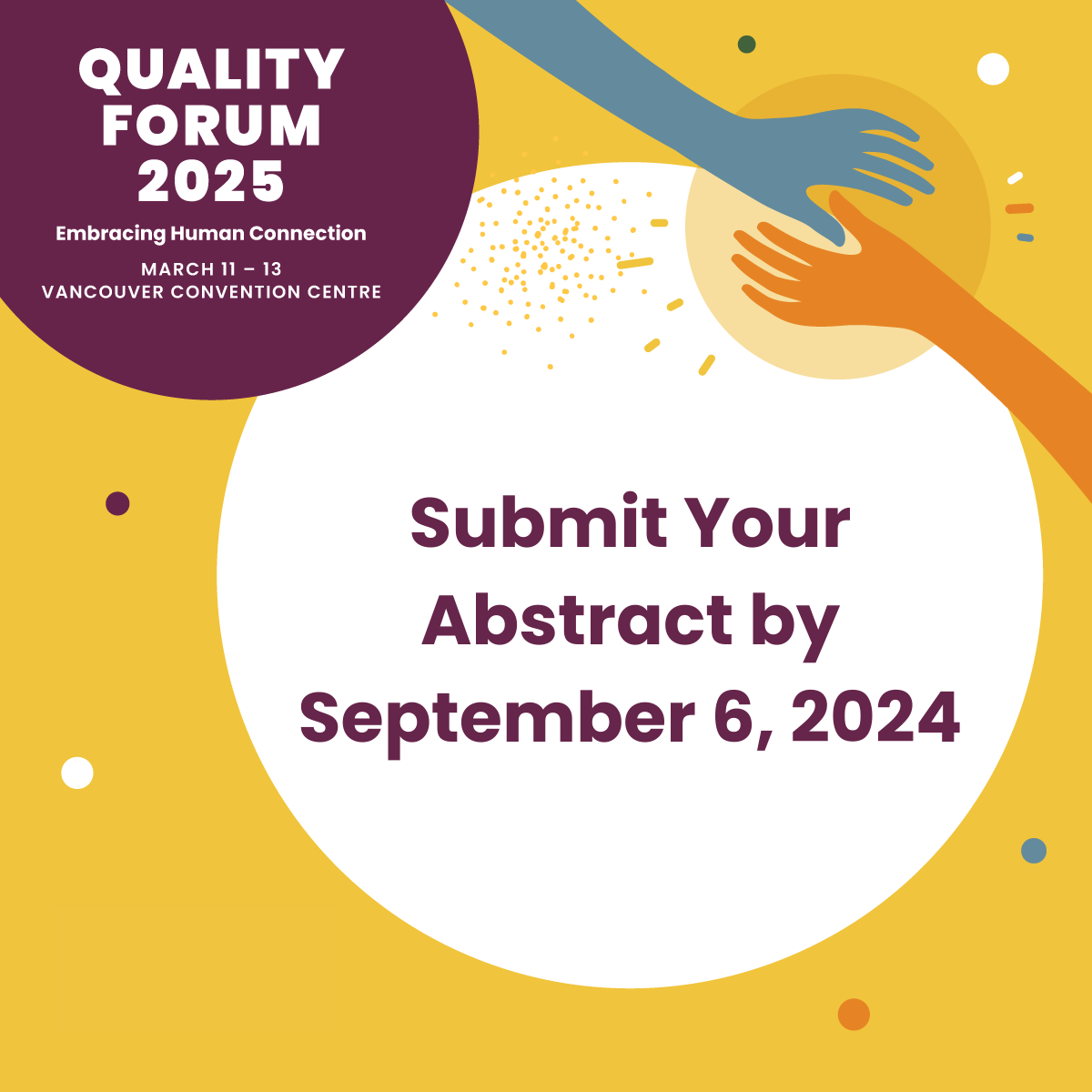 Time is running out—submit your abstract today!

This is the final week for the chance to showcase your work to others passionate about improving health care at Quality Forum 2025.

Learn more and submit your abstract: ow.ly/ALuQ50TeFVe