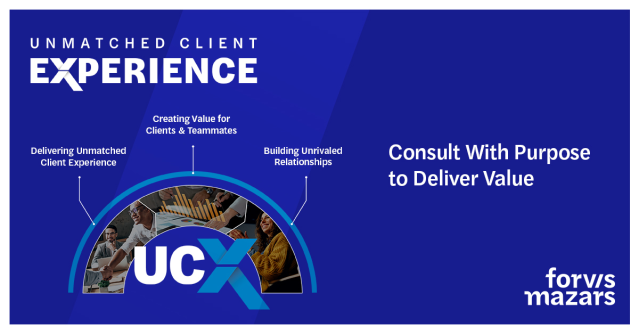 JeffRonsseCPA's tweet photo. We strive to build intentional relationships and consult with purpose, delivering outstanding services to help meet the challenges of our clients and team members. Discover how you can consult with purpose by reading our Unmatched Client Experience book. https://t.co/HyVprCvWUC https://t.co/4KV1bP6QFJ