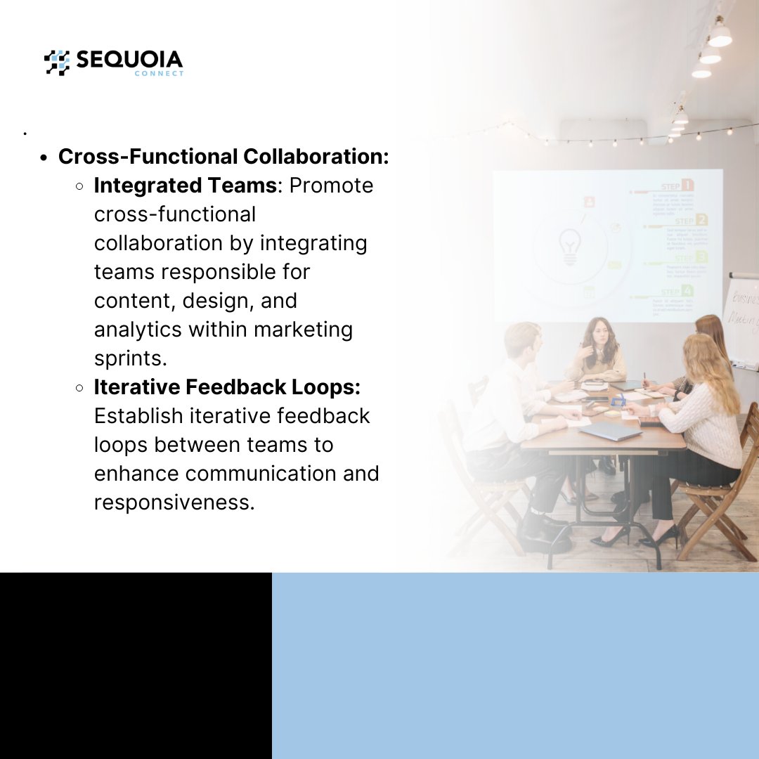 SequoiaConnect's tweet image. Transform marketing with Agile methodologies! Follow our step-by-step guide on sprint planning, continuous improvement in analytics, and fostering cross-functional collaboration to implement Agile in your marketing teams. 🚀📈 #SequoiaConnect #AgileMarketing #TechHowTo