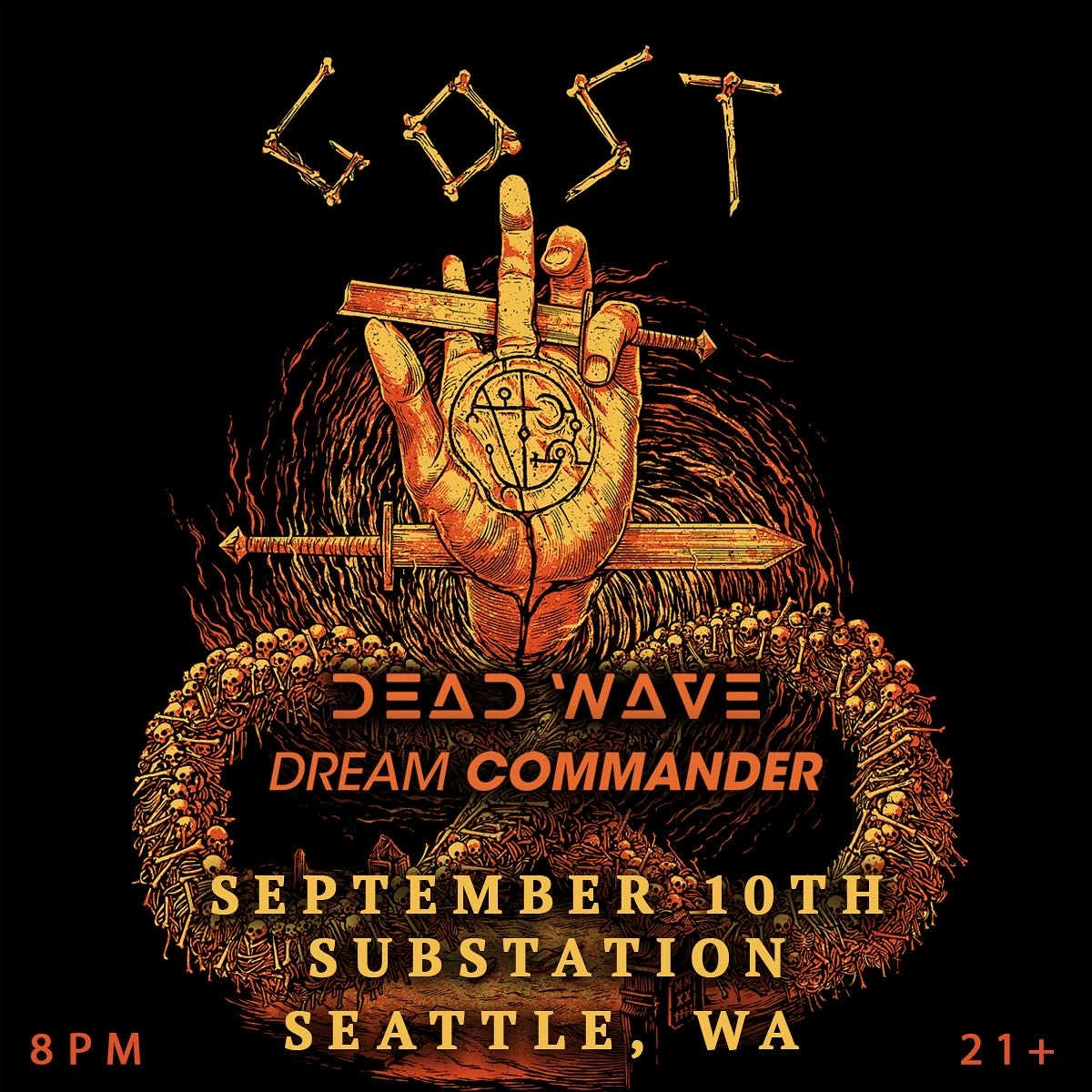 Get ready Seattle! Happening 9/10 at Substation. 🎹❤️