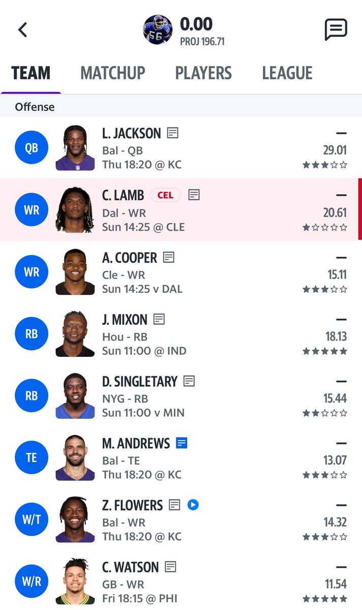 Co1inBrain's tweet photo. @SleeperNFL 12 person league https://t.co/LGOl2Hj0wQ