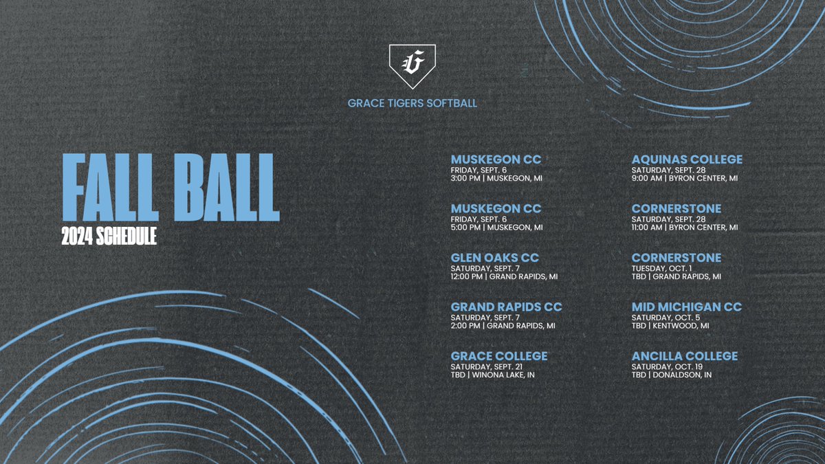 Fall Ball kicks off this weekend 💪 #roartigers