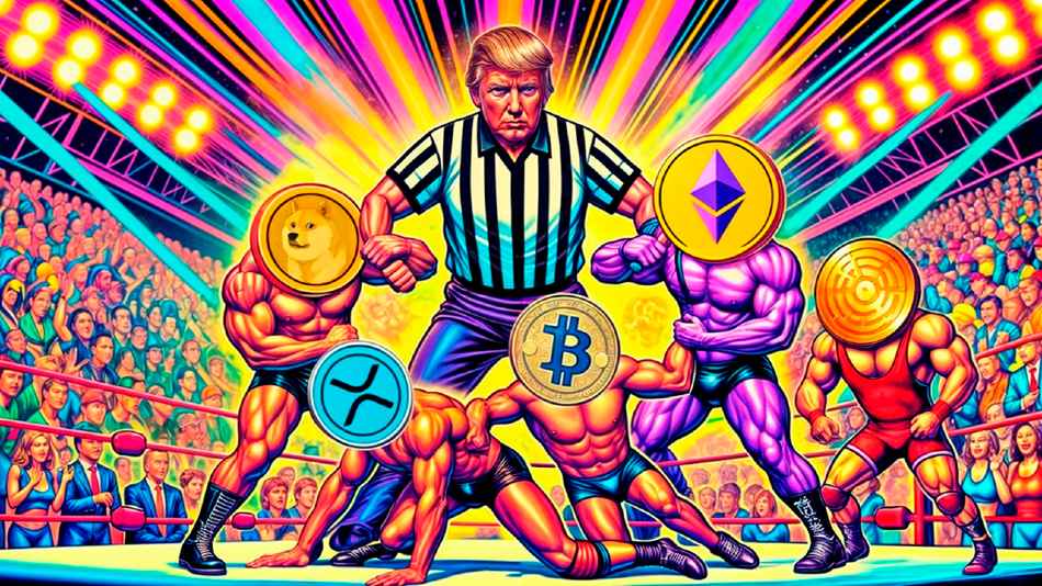 CryptoFunland's tweet image. Top 5 Cryptos to Watch in 2024 Election – How the Policies of Donald Trump Could Impact BTC, ETH, XRP, and DOGE dlvr.it/TCmfQl