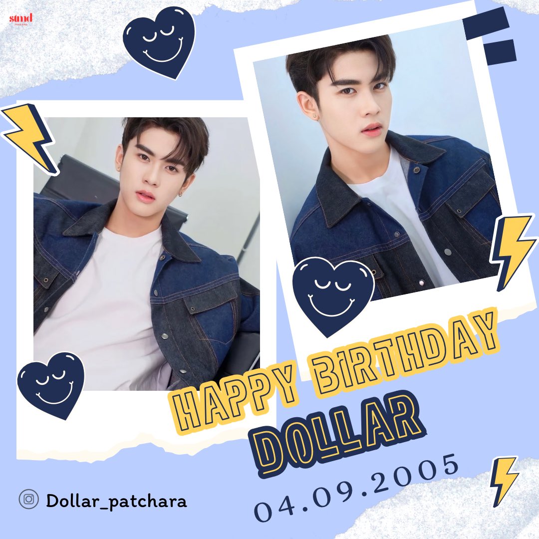 stmdthailand's tweet photo. 🎂🎊🎉 Happy Birthday : N’ Dollar
“May your birthday be joyful.”
ขอให้วันเกิดของคุณมีแต่ความสุข
#HBDxPatchara
#dollar_patchara
#ดอลลาร์พชร
#stmdthailand https://t.co/PnbTfBa8tx