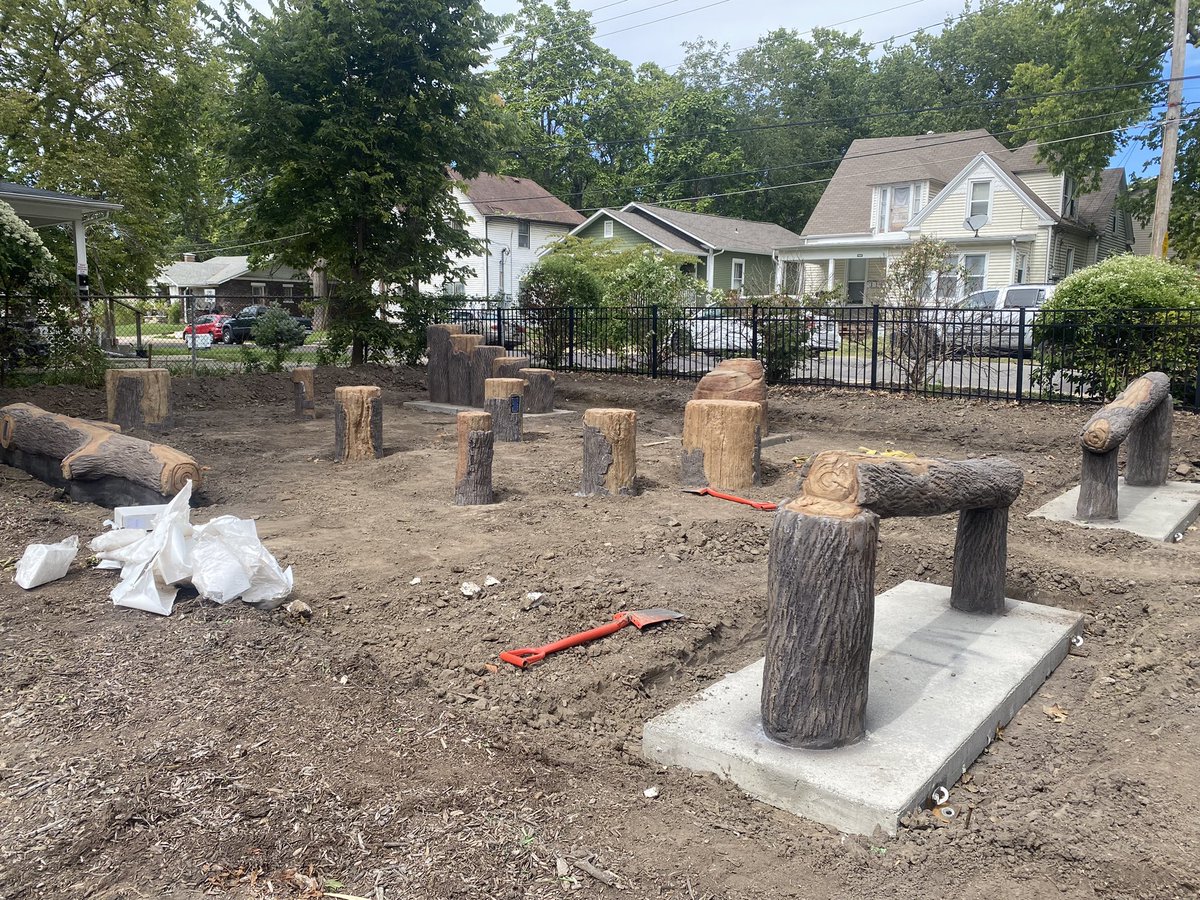Our nature area playground is getting a pretty cool upgrade! #BentonBold