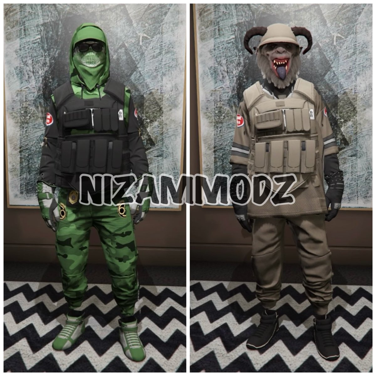 IzNizam11's tweet photo. A huge shout out to @Xx_GI0_xX for doing my outfits 👕✅ Fast, reliable and super legit 🙏🏻💯 Hit him up if you need beff oufits on ps4 🙌🏻🔥 https://t.co/5ec0KCnOiC