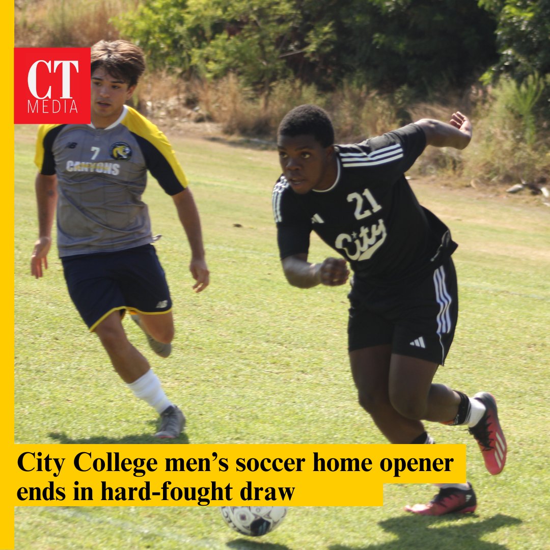 City Times Media (@sdcitytimes) on Twitter photo San Diego City College men’s soccer tied College of the Canyons in a home game on Aug. 30 that was highly contested throughout. sdcitytimes.com/sports/2024/09… San Diego City College men’s soccer tied College of the Canyons in a home game on Aug. 30 that was highly contested throughout. sdcitytimes.com/sports/2024/09…