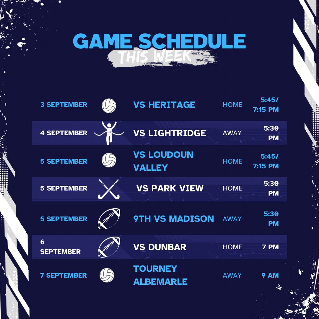 SBHS Boosters (@stonebrboosters) on Twitter photo How was your long weekend? We’re ready to get back at it! Let’s go Bulldogs! 💙🩵🤍🖤🐶 <a href="/StoneBridgeFB/">SB Bulldog Football</a> How was your long weekend? We’re ready to get back at it! Let’s go Bulldogs! 💙🩵🤍🖤🐶 <a href="/StoneBridgeFB/">SB Bulldog Football</a>