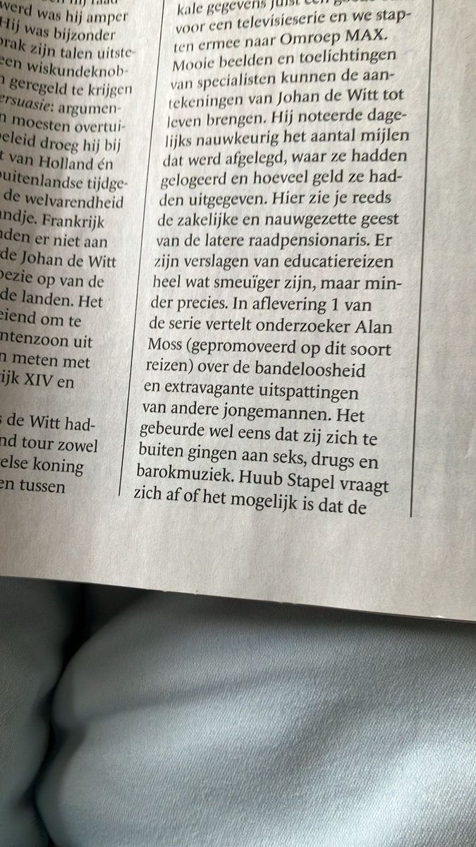Seks, drugs en barokmuziek.