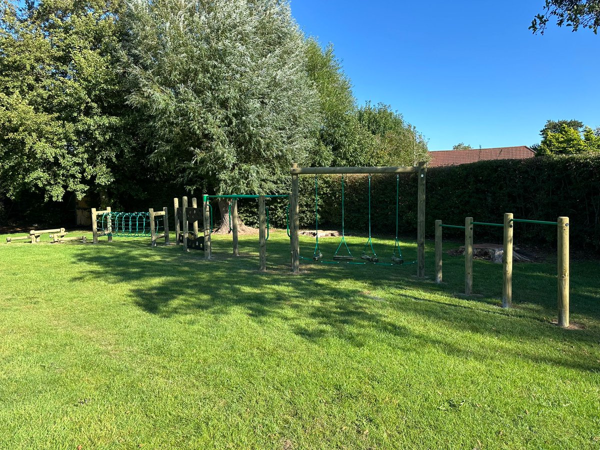 For any schools looking to add or replace play structures, we now provide a range of high-quality timber play equipment. This is today's installation just in time for the first day of school tomorrow!