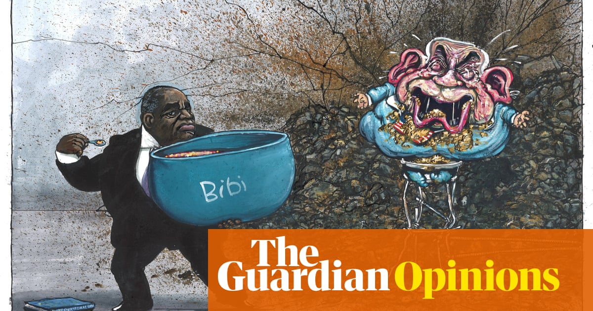 ventecel's tweet photo. Martin Rowson on the UK’s suspension of some arms sales to Israel – cartoon https://t.co/CRgHERBeKv https://t.co/WJYVEJrtKi
