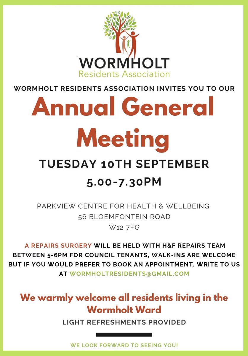 Wormholt Residents Association tweet media