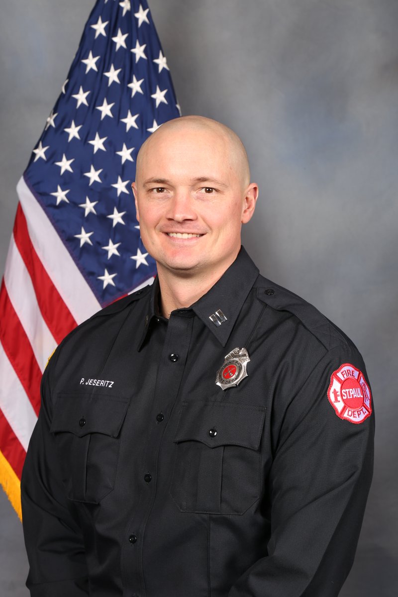 StPaulFireDept's tweet image. Join us in congratulating Mike Aspnes and Paul Jeseritz on their promotion to District Chief.
#saintpaulfire #firefighter #ems
