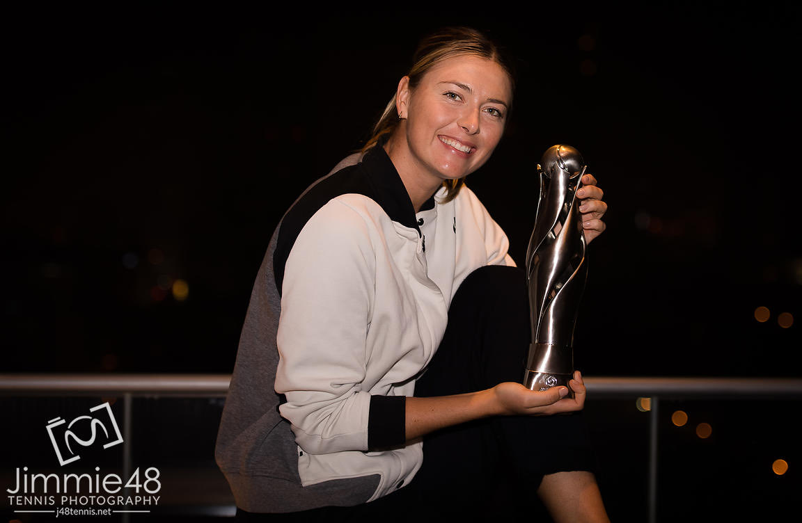 JJlovesTennis's tweet photo. Congrats to @MariaSharapova for being nominated for the 2025  Tennis Hall of Fame class.

Most of her incredible career happened before I worked in tennis but I was fortunate enough to be around for a good part of it, including the honor of taking her last ever trophy photo. https://t.co/W6R5apwSsa