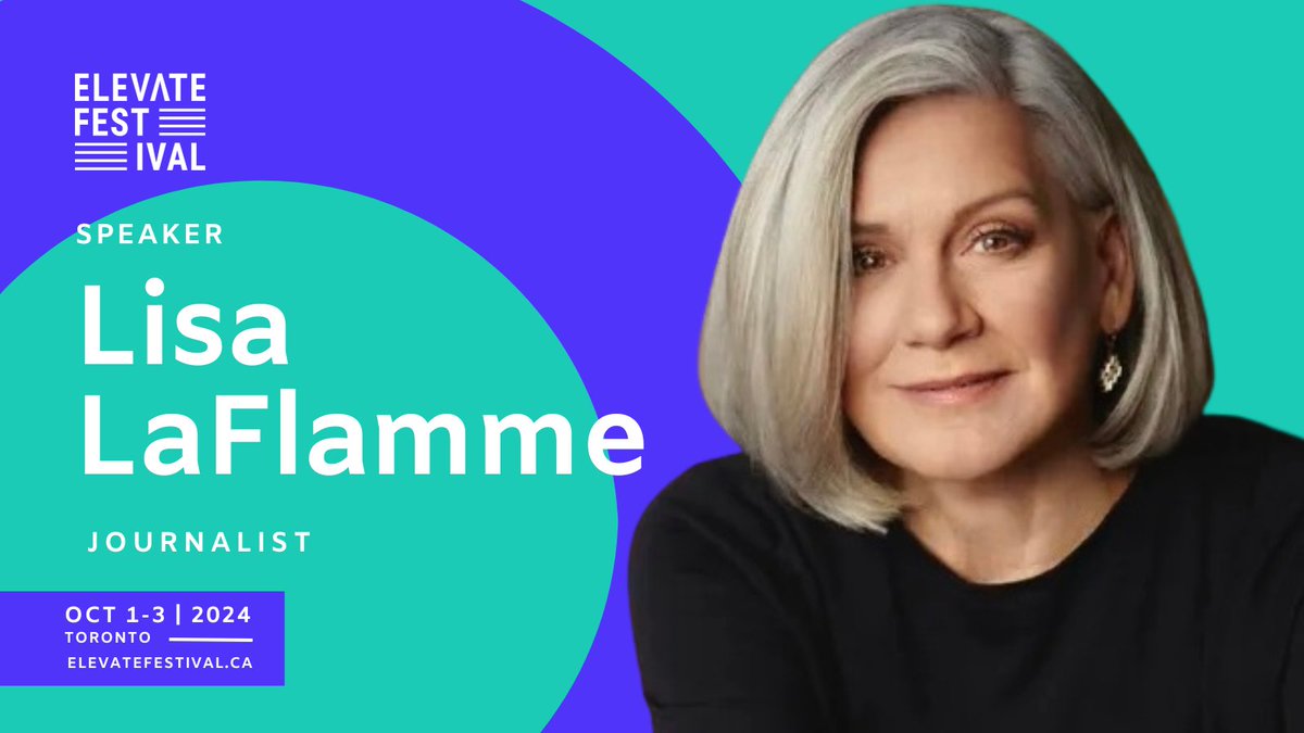 Elevate (@elevatetechca) on Twitter photo Award-winning Journalist <a href="/LisaLaFlamme_/">Lisa LaFlamme</a> is returning for #ElevateFest2024! She’s been at the forefront of Canadian #journalism for over 35 years tackling the biggest issues of our time. She'll be joined on stage by Tech Journalist, <a href="/karaswisher/">Kara Swisher</a> for a fireside chat. Learn more: ⬇️ Award-winning Journalist <a href="/LisaLaFlamme_/">Lisa LaFlamme</a> is returning for #ElevateFest2024! She’s been at the forefront of Canadian #journalism for over 35 years tackling the biggest issues of our time. She'll be joined on stage by Tech Journalist, <a href="/karaswisher/">Kara Swisher</a> for a fireside chat. Learn more: ⬇️