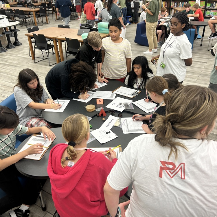 HumbleISD_CMS's tweet photo. Seventh grade Texas History classes are diving into an exciting hands-on adventure today, analyzing fascinating artifacts from across the diverse regions of Texas! #TheColtWay https://t.co/BJozEdDpAA
