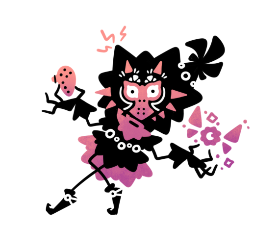 skull kid and his fickle fairy