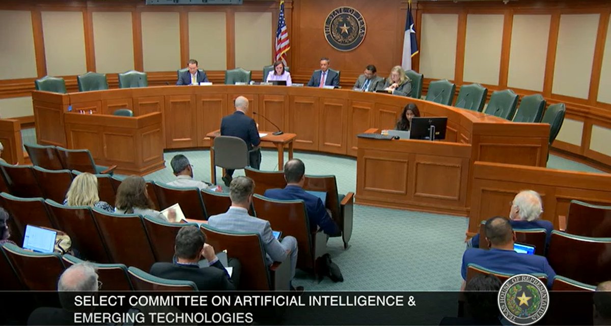 Matt Lease (@mattlease) on Twitter photo Great coverage of <a href="/UTGoodSystems/">Good Systems</a> work at the at the <a href="/TAMESTX/">TAMEST</a> 2024 on Conference: AI & Machine Learning, at the Texas legislature, and the Pentagon!
#TexasAI #YearofAI <a href="/TexasScience/">NaturalSciences @ UT</a> <a href="/UTiSchool/">School of Information - UT Austin</a> <a href="/UTCompSci/">Computer Science at UT Austin</a> Great coverage of <a href="/UTGoodSystems/">Good Systems</a> work at the at the <a href="/TAMESTX/">TAMEST</a> 2024 on Conference: AI & Machine Learning, at the Texas legislature, and the Pentagon!
#TexasAI #YearofAI <a href="/TexasScience/">NaturalSciences @ UT</a> <a href="/UTiSchool/">School of Information - UT Austin</a> <a href="/UTCompSci/">Computer Science at UT Austin</a>