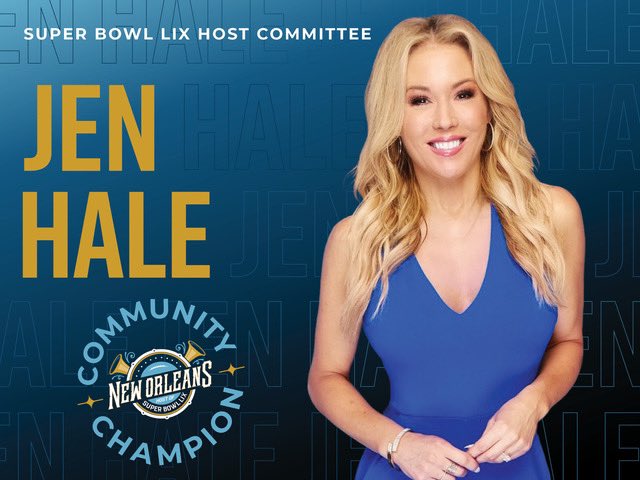JenHale504's tweet image. I&apos;m honored to join the Nola Super Bowl Host Committee as a Community Champion, with a few of everyone&apos;s favorite @saints: @camjordan94 @mathieu_era &amp;amp; @demariodavis ! It&apos;s about more than a game. It&apos;s about representing our home &amp;amp; leaving a positive impact. #ItsWhatWeDo #SBLIX