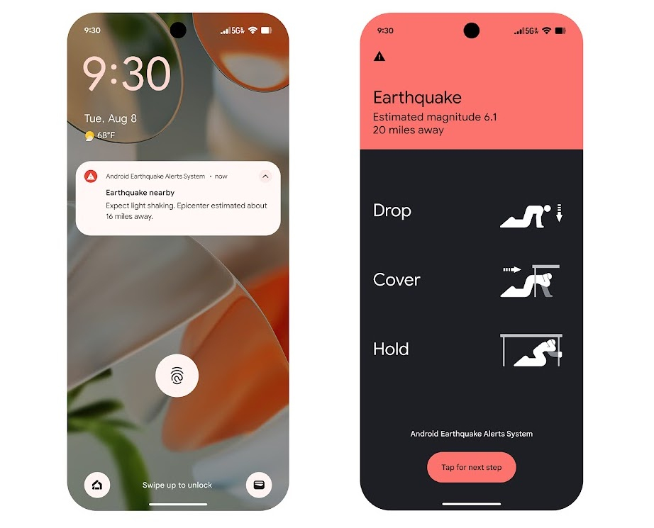 Michelle_Gar23's tweet photo. Android's Earthquake Alert System expands to the entire US https://t.co/y1LAgtOzeJ https://t.co/fLBCFVWCz9