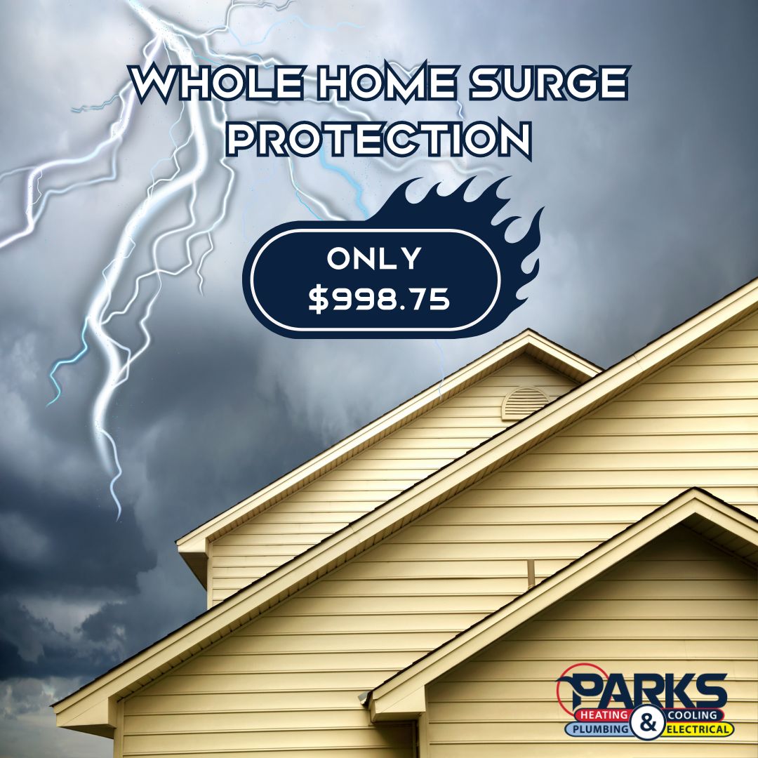 ParksHVAC's tweet photo. Did you know that your HVAC warranty does not cover power surges from storms? Protect your investment today with whole home surge protection from Parks! Call us at 704.596.8200 or visit us at https://t.co/UL80oRpksn.
.
.
.
.
.
.
#surgeprotector #parkshvac #parksheatingandcooling https://t.co/fMBlBavD5Z
