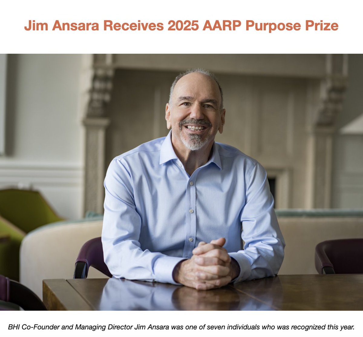 When good things happen to good people it's time to celebrate!

Deepest congratulations <a href="/jsansara/">Jim Ansara</a> for this recognition of your life's work at <a href="/BuildHealthIntl/">Build Health International</a>

👉mailchi.mp/buildhealthint…

Folks at <a href="/AARP/">AARP</a> get it right

#EveryBreathCounts