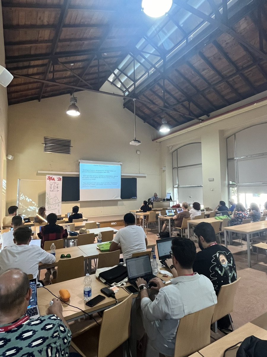 sfla2024oreto's tweet image. We closed the second day of #SFLA2024 listening to Jose Angel Olivas about approximate reasoning and computation with words, in a heartfelt tribute to Lotfi Zadeh, father of #fuzzy_logic. Thanks for being with us Jose Ángel!