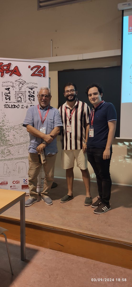 sfla2024oreto's tweet image. We closed the second day of #SFLA2024 listening to Jose Angel Olivas about approximate reasoning and computation with words, in a heartfelt tribute to Lotfi Zadeh, father of #fuzzy_logic. Thanks for being with us Jose Ángel!