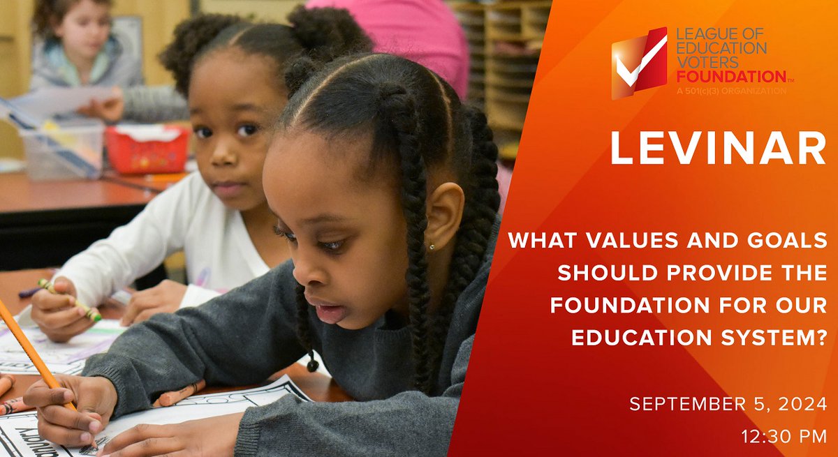 In our <a href="/edvoters/">League of Education Voters (LEV) - now on Bluesky</a> new report, we identify the need for clear values, goals, &amp; expectations for funding our K-12 system. In our free webinar Thu 9/5, we explore this with students, families, practitioners, and other community leaders. Register now. bit.ly/funding_report… #WAedu