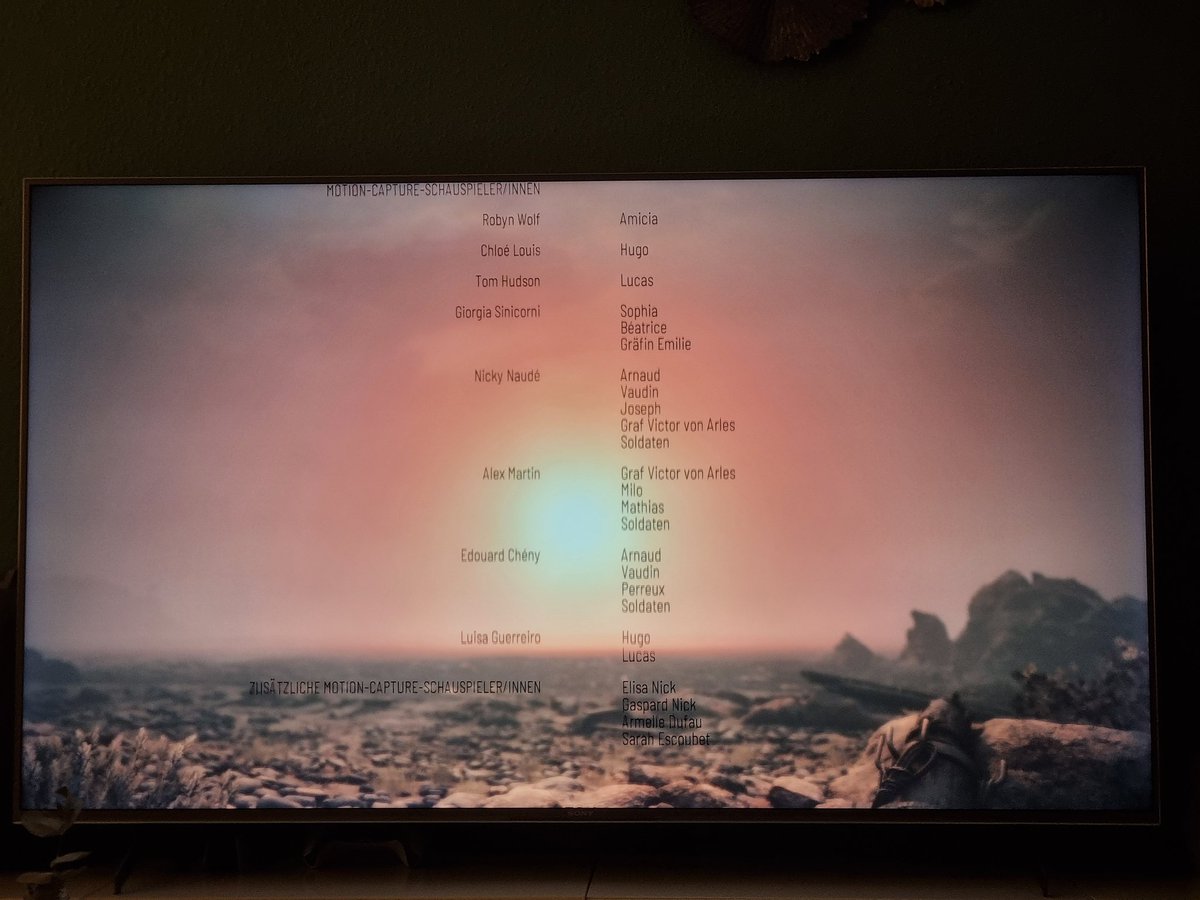 nilskern17's tweet photo. Uff...habe gerade A Plague Tale Requiem durchgespielt. Das Ende...würdig den Abspann durchlaufen zu lassen. 😢
#APlagueTale2 #KernGames https://t.co/73lTSTG2zm