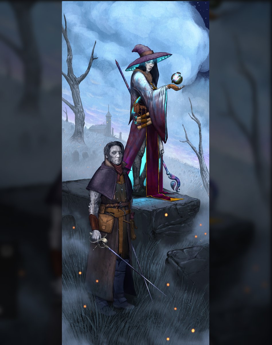 ffutureghost's tweet image. The Revenants. Illustration of the playable ancestry for @hellomcdm's new RPG, Draw Steel!

#art #illustration #ttrpg #undead #drawsteel