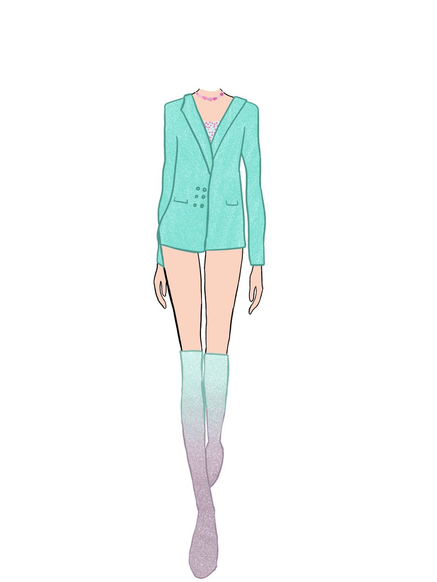 nicksversion's tweet photo. so for funsies during the eras break i decided to make a concept for a new outfit for each era! (all in 🧵)

so here they are, in setlist order!!

starting with lover, i wanted to do something with a teal/pink palette and a matching man jacket! https://t.co/72A0xj9lkw