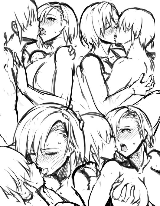 冬コミのオリジナル本のためにネーム描きつつれんしうちう。 