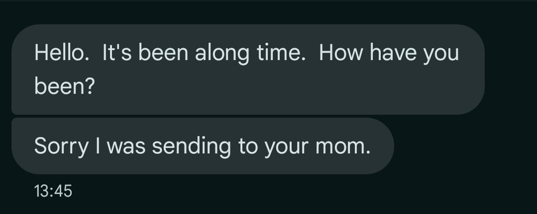 These text scammers are just out here talkin' shit now.