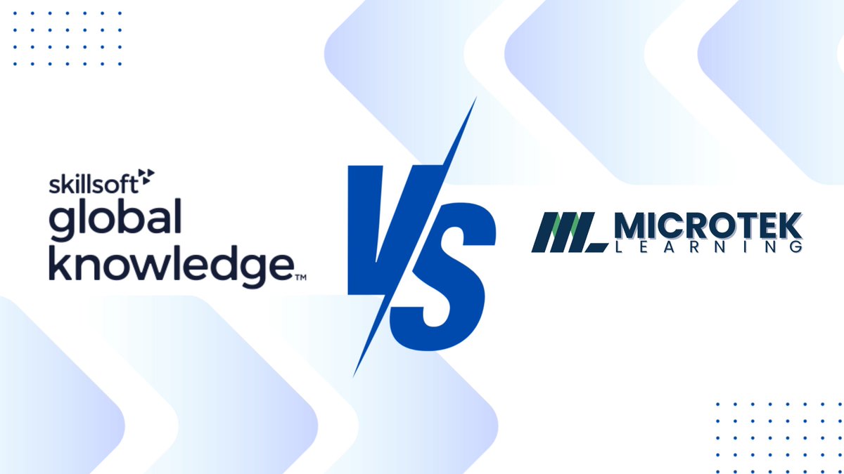 MicrotekLearn's tweet image. Global Knowledge vs Microtek Learning: A Comprehensive Comparison of the Best IT Training Providers
lnkd.in/gcYaYT-B

#MicrotekLearning #RedefineTheSkills #ITtraining #ITCertification