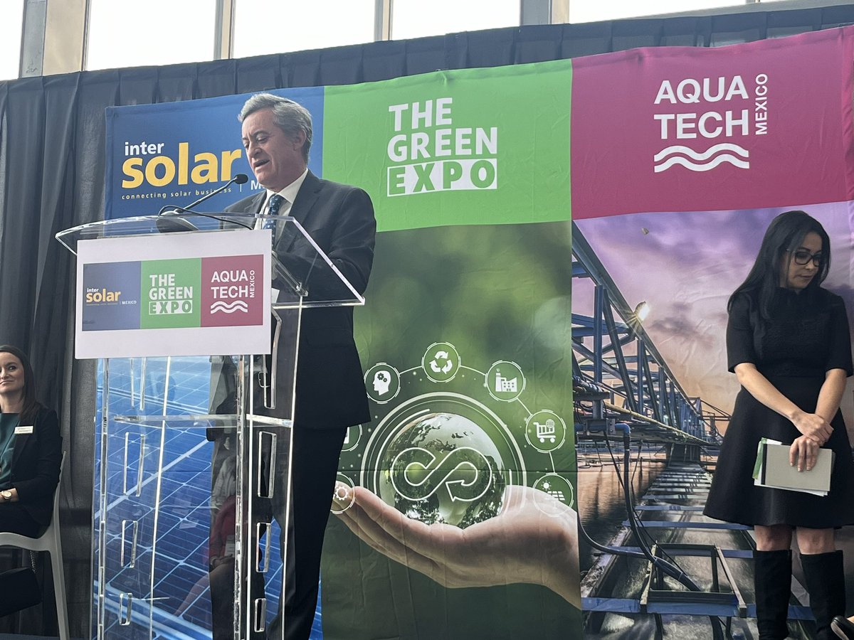 CESPEDES (@cespedes_cce) on Twitter photo Presentes en la inauguración de la 31 <a href="/thegreenexpomx/">The GREEN Expo ♻️</a>, la 8 <a href="/Aquatech_Mex/">Aquatech Mexico</a> y la 6 <a href="/IntersolarMX/">Intersolar Mexico</a>. <a href="/jrardavini/">José Ramón Ardavín</a> dirigió las palabras inaugurales, haciendo votos para que el sector privado continúe invirtiendo en el desarrollo sostenible de 🇲🇽, sujeto a estado de derecho y seguridad. Presentes en la inauguración de la 31 <a href="/thegreenexpomx/">The GREEN Expo ♻️</a>, la 8 <a href="/Aquatech_Mex/">Aquatech Mexico</a> y la 6 <a href="/IntersolarMX/">Intersolar Mexico</a>. <a href="/jrardavini/">José Ramón Ardavín</a> dirigió las palabras inaugurales, haciendo votos para que el sector privado continúe invirtiendo en el desarrollo sostenible de 🇲🇽, sujeto a estado de derecho y seguridad.