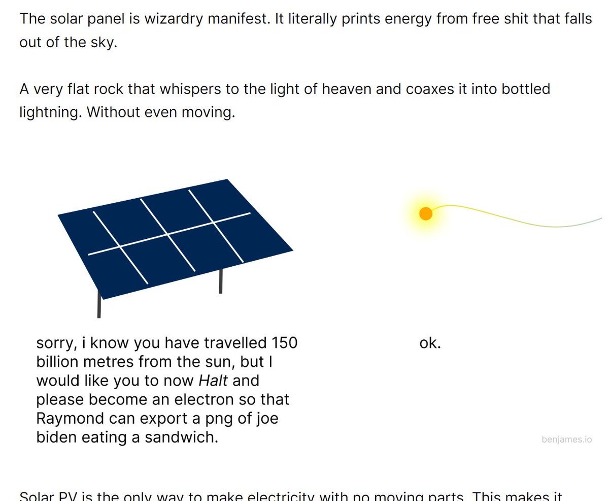 climate_ben's tweet image. New post:

Solar will get too cheap to connect to the power grid.