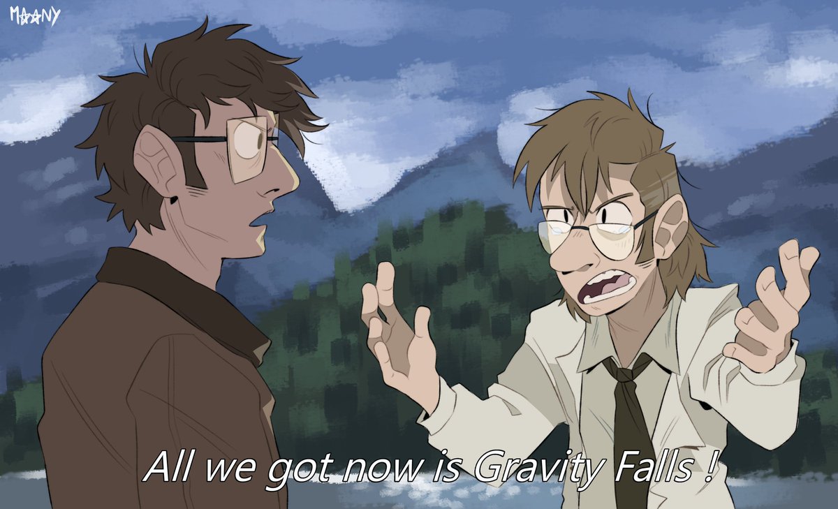 quetarace's tweet photo. This inspired me a drawing 
#fiddauthor #GravityFalls #brokebackmountain https://t.co/YxmLk5wswI