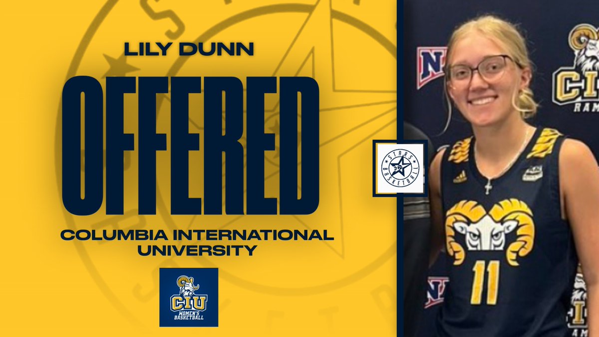 Congratulations to 2025 STARS Premier Athlete Lily Dunn (<a href="/lilydunn_11/">Lily Dunn</a>) who recently picked up an offer from Columbia International University (<a href="/ciuramswbb/">CIU RAMS WBB</a>). Let's go!