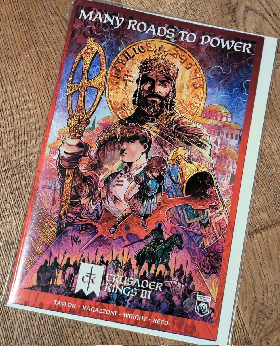 Dave Jewitt (@irregulardave) on Twitter photo I had been meaning to start a new playthrough. Now I have the perfect reading material to get my horrible, virtual, medieval family started.
Thanks <a href="/CrusaderKings/">Crusader Kings III</a> <a href="/ReadDGC/">Dead Good Comics</a> #gifted I had been meaning to start a new playthrough. Now I have the perfect reading material to get my horrible, virtual, medieval family started.
Thanks <a href="/CrusaderKings/">Crusader Kings III</a> <a href="/ReadDGC/">Dead Good Comics</a> #gifted