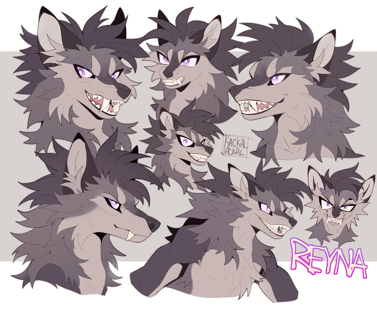 Maplespyder's tweet photo. revamped REYNA, another werewolf OC! This is like her 3rd redesign but I love how she came out this time https://t.co/kcyimDQG55
