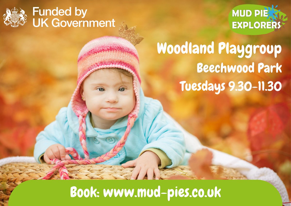 Woodland Playgroup in Newport now booking for autumn! 
🌳 Tues 9.30-11.30
🐞 Nature crafts, mud kitchen, sensory play, rope swings
🚻 Coffee shop, toilets nearby
🚗 Road parking, pushchair access
Book: bit.ly/3XtPepP 
Email: colleen@mud-pies.co.uk for a funded place