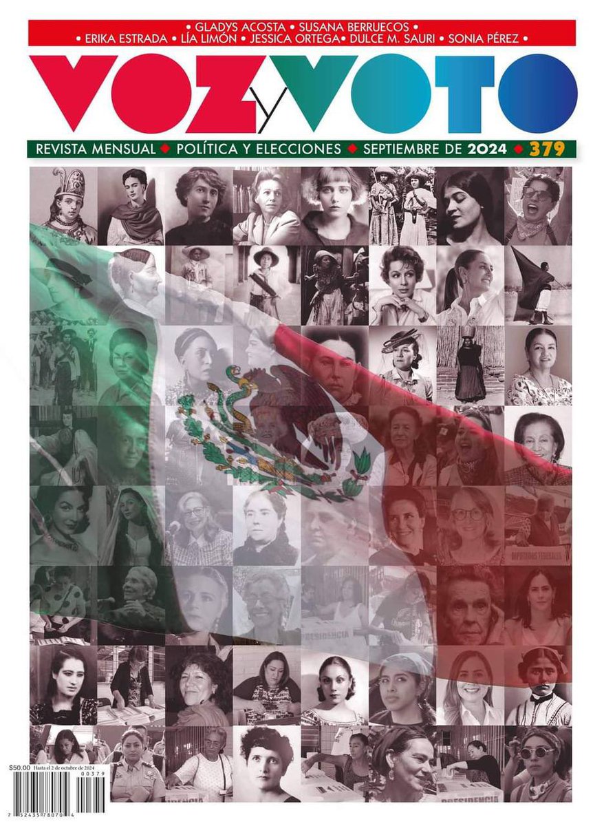 Escribí un texto para la <a href="/revistavyvmx/">Voz y Voto</a>, donde hablo acerca del papel de las mujeres en la vida política y democrática de nuestro país. 
Vivimos un momento histórico y es gracias a la lucha que han dado por décadas miles de mujeres.

Aquí lo pueden leer:👇
vozyvoto.com.mx